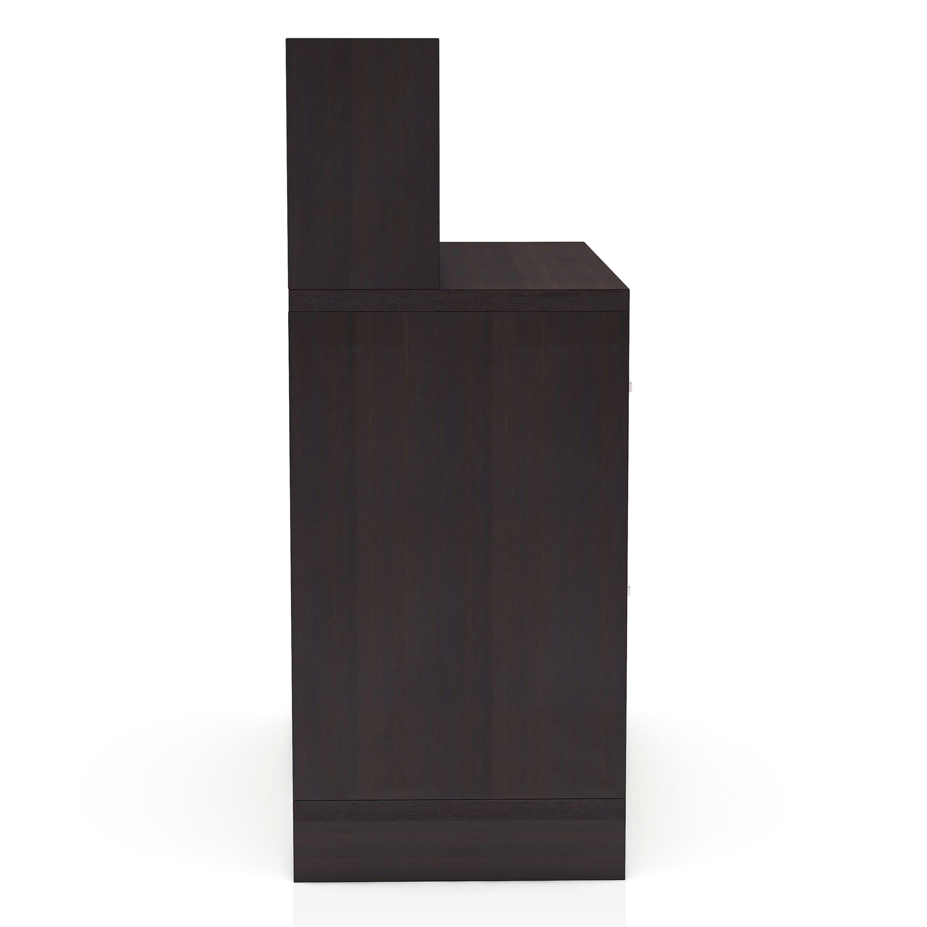 Elm 3-Drawer File Cabinet, Cappuccino