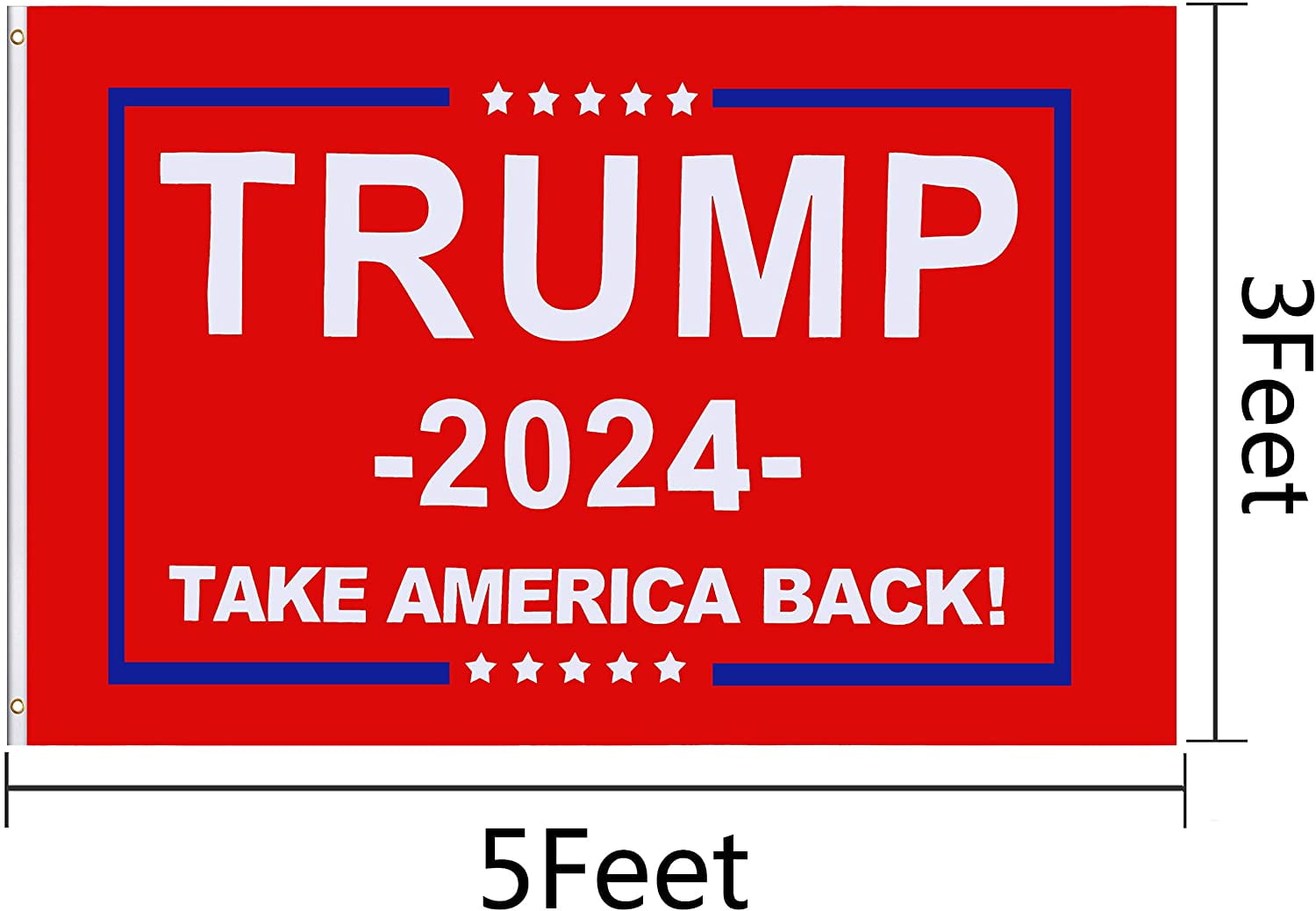 Trump 2024 USA Flag 3x5 Presidential Election Donald Trump Jr Campaign Don 
