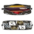 thumbnail image 2 of Honeii Ink Graffiti Owl Pattern Pencil Case, Pencil Pouch, Pencil Case Small, Pencil Pouch Aesthetic, PVC Pencil Pouch, Pencil Bag, Makeup Pouch, 2 of 7