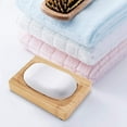 thumbnail image 6 of Yirtree Bamboo Soap Dish 2 Pack Rustic Bar Soap Holder for Bathroom Sink Shower Kitchen, Natural Wooden Tray for Soap, Sponges, 6 of 7