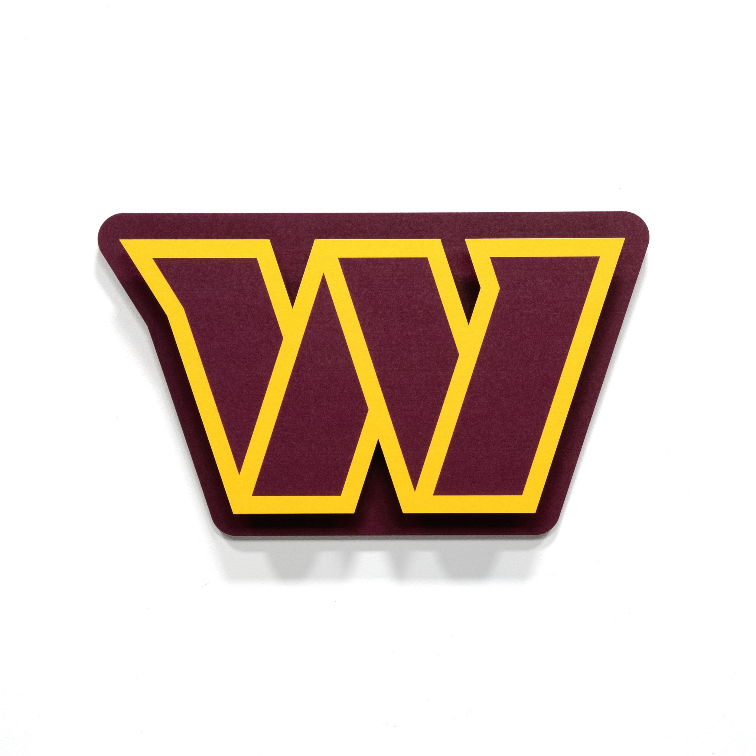 YouTheFan NFL Washington Commanders 3DX Die Cut Wall Art