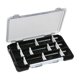 thumbnail image 5 of Caja de cebos Caja de aparejos de pesca Contenedor práctico Estuche compacto de doble cara para señuelos Negro, 5 of 9