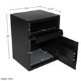 thumbnail image 2 of Paragon Safes Electronic Safe Deposit Box with Keypad and 2 Keys (Black), 2 of 19