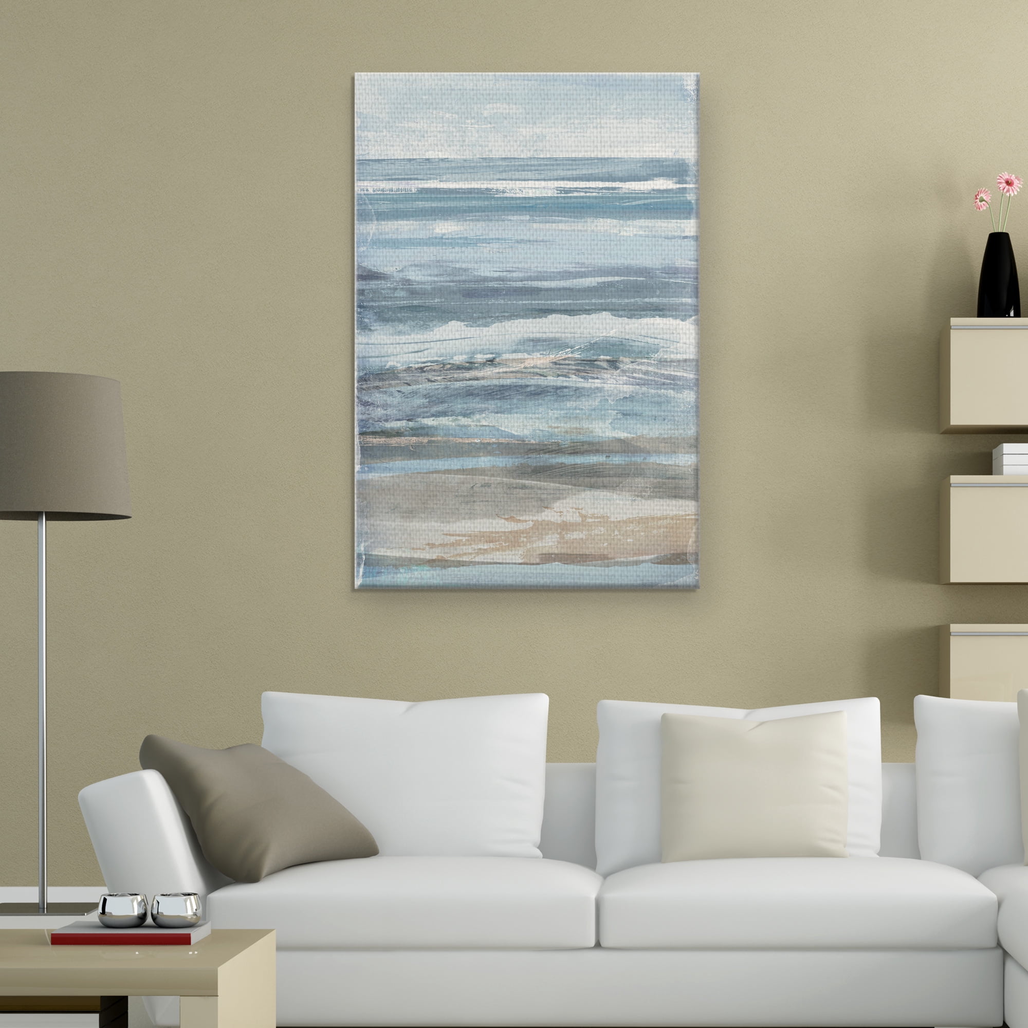Watercolor Coastal by Willowbrook Fine Art Canvas Art Print