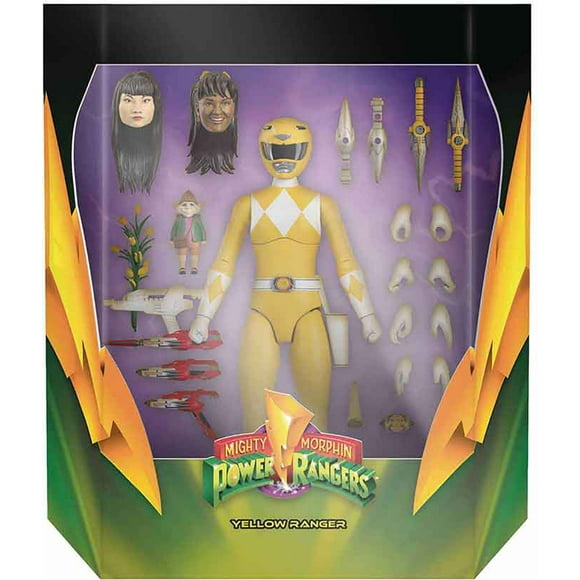 Power Rangers 8 Inch Action Figure Ultimates - Yellow Ranger