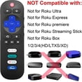 thumbnail image 3 of 2 Pack Replacement Remote Control for Roku TV, Compatible for TCL/Hisense, 3 of 5