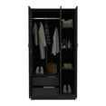 thumbnail image 7 of DeeHome Wardrobe Erie, Bedroom, Black, 7 of 7