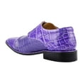 thumbnail image 3 of LIBERTYZENO Mens Oxford Formal Dress Shoes For Adult Male, Purple, 3 of 8