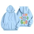 thumbnail image 4 of I Am A Child Of God Hoodie Unisex Pullover For Autumn & Winter Long Sleeve Oversized Shirts for Women Womens plus Size T Shirts Exercise Top Women Lingerie for plus Size Top And Tail Top Women plus, 4 of 4