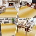 thumbnail image 6 of Yellow Ombre Area Rugs 8x10 for Living Room, Farmhouse Yellow Gradient Modern Art Non Slip Washable Rug Runner, Low Pile Indoor Floor Carpet Mat Bathroom Rugs for Bedroom, Kids Room, 6 of 9