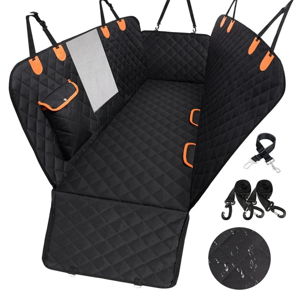 Funda de asiento de coche para perros EasyHawei, resistente a los arañazos, impermeable