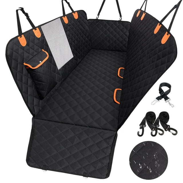 Funda de asiento de coche para perros EasyHawei, resistente a los arañazos, impermeable