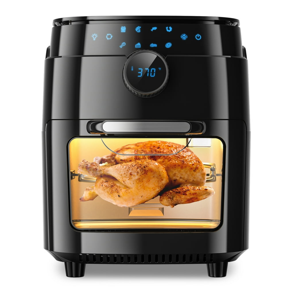 Moosoo 12.7 Quart 1800W Air Fryer Oven 8-in-1 Oil-less Electric Air ...