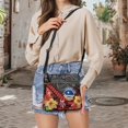 thumbnail image 5 of HELLHERO Marshall Islands Printed Crossbody Bag, Water Resistant Pu Leather Shoulder Purse for Women, Wear Resistant Hobo Bag for Shopping and Dating, 5 of 7