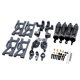 thumbnail image 5 of Paquete de 15 brazos oscilantes s trasero copa de dirección y asiento C y piezas de actualización de amortiguador para 1/18 144001 gris yotijar piezas de actualización de coche rc, 5 of 6