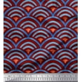 thumbnail image 1 of Soimoi polyester Crepe Fabric Scales Geometric Print Fabric by Yard 52 Inch Wide, 1 of 3