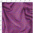 thumbnail image 3 of Soimoi Purple Modal Satin Fabric Abstracts Abstract Decor Fabric Printed Yard 42 Inch Wide, 3 of 6