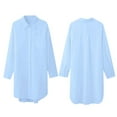 thumbnail image 3 of Women's Autumn Long Sleeve Casual Solid Color Plain Loose Shirts Women's Short Sleeve Tops Woman Clothes 6x Womens Shirts Tunics for Women plus Size Lace Long Sleeve Shirt plus Sizes Clothes for Women, 3 of 3