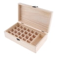 thumbnail image 2 of Natural Wood Essential Oil Box - Wooden Storage Case for Holding & - Pack of 2, 2 of 5