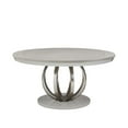 thumbnail image 3 of MICHAEL AMINI Eclipse 5-Piece Engineered Wood Dining Set in Moonlight Gray, 3 of 20