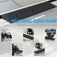 thumbnail image 6 of 2 Pack Driveway Curb Ramp, 2 Inch Rise Rubber Threshold Ramp, Heavy Duty 6600LB Capacity for Lawn Mower, Wheelchair, Motorcycle, Cars, Sidewalk & Shed, 6 of 14