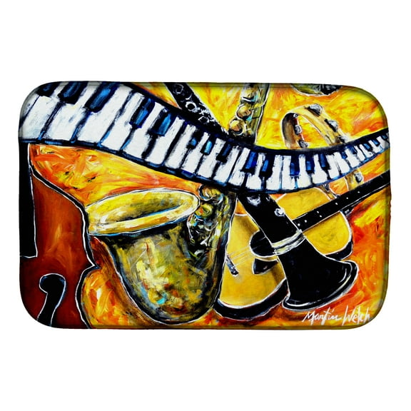 All That Jazz Dish Drying Mat