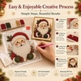 thumbnail image 4 of 2PCS! DIY Christmas Pearl Diamond Painting Art Kit for Adults, Beginner-Friendly, 2027 3D Raised Pearl Beads Craft with Shimmering Effect, Handmade Art Craft for Home Wall Decor, 4 of 10