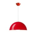thumbnail image 1 of Glossy Dome Colorful Pendant Light Fixture, Minimalism Semicircle Metal Aluminum Pendant Lamp, Retro Ceiling Pendant Light, Pendant Lighting for Kitchen Island Dining Room Table, 1 of 7