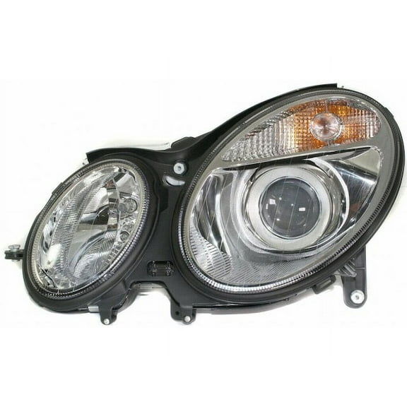 Left Headlight Assembly - Compatible with 2003 - 2006 Mercedes-Benz E500 Sedan 2004 2005