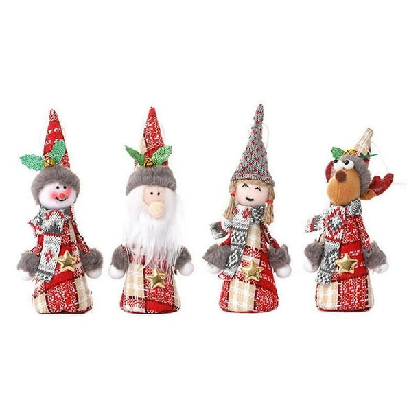 Christmas Pendant, Christmas Ornament Hanging Santa - Pendant for Doll Crafts for Tree Home Party Decoration