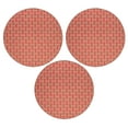 thumbnail image 1 of Furnish My Place Union Indoor/Outdoor Commercial Red Color Rug, Pet-Friendly, Home Decor Commercial Rug for Living Room, Bedroom, Wedding, Event, Made in USA, 18" Round - Set of 3, 1 of 5