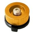 thumbnail image 1 of Tête d'Adaptateur Universelle de Conversion de Brûleur de Réchaud de Camping pour Raccordement de Réservoir de Propane Extérieur et Compatibilité avec Cartouche de Carburant, 1 of 5
