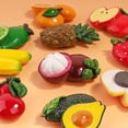 thumbnail image 2 of Imán de frutas, 10 piezas de imán de frutas para refrigerador, fuerte y adhesivo para decorar refrigeradores, pizarras blancas, casilleros escolares (3 cm), 2 of 5