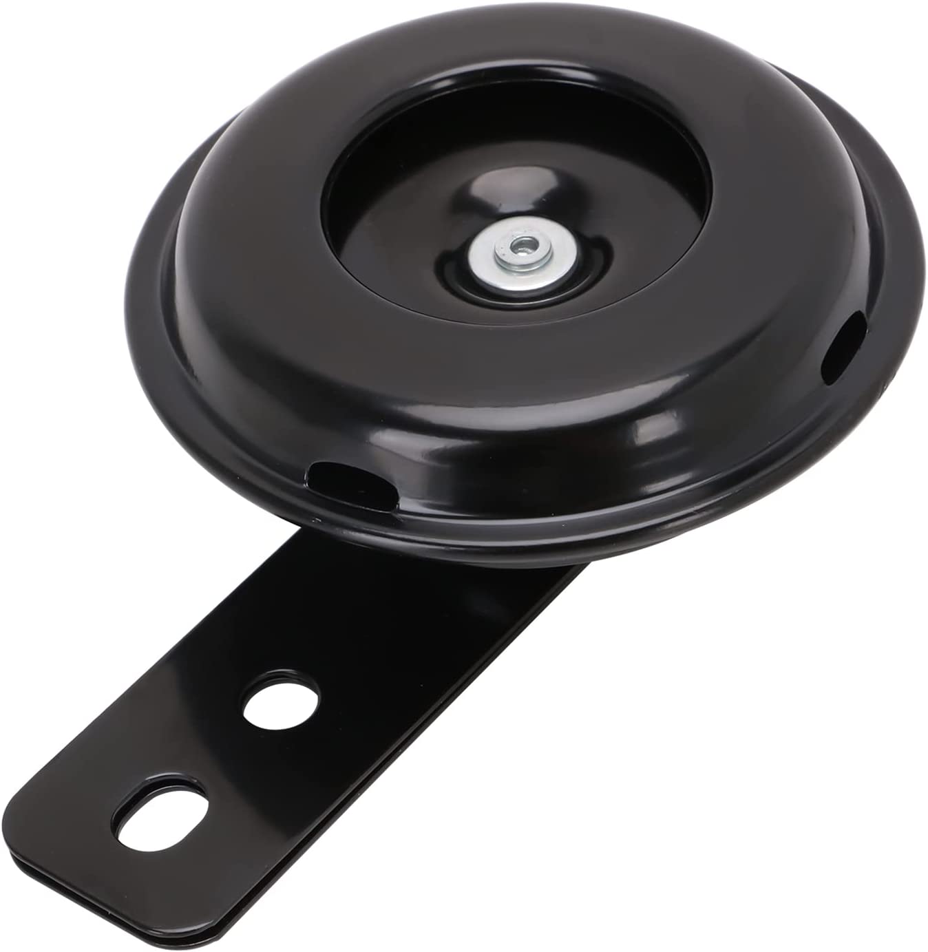 Motorbike Horn Round Loudspeaker Speaker Kit (Black) (1pcs)