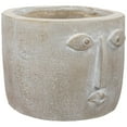 thumbnail image 6 of Northlight Small Face Ceramic Outdoor Garden Planter - 8.5", 6 of 8
