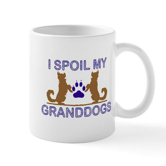 CafePress - I Spoil My Granddogs Mug - 11 oz Ceramic Mug - Novelty Coffee Tea Cup