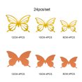 thumbnail image 2 of Leutsin 24 Pieces Of 3D Metal Texture Double-layer Butterfly Wall Stickers, 2 of 2