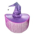 thumbnail image 5 of Sombrero de Halloween Strade Fareast Limited Puntiagudo Ala Ancha Negro, 5 of 5