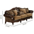 thumbnail image 4 of Sofa with 5 Pillows, Brown, 4 of 4