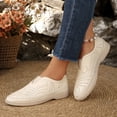 thumbnail image 3 of Xucatan Women's Breathable Perforated Vegan Leather Loafers with Hollowed-Out Detail, Round Toe Slip-On Flat Shoes with Cushioned Orthopedic Footbed, Lightweight Non-Slip Sole Comfortable Flats Gift, 3 of 9