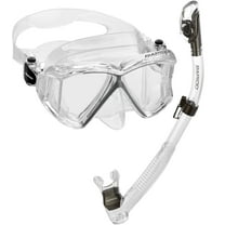 Italian Design Panto-180 Premium Tempered Glass Lens Panoramic Side-View Snorkel Mask Superior Dry Snorkel Set