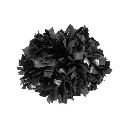 Pizzazz Black Plastic Cheer Single Pom Pom