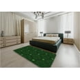 thumbnail image 4 of Ahgly Company Indoor Square Patterned Green Area Rugs, 7' Square, 4 of 6