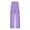 1-Purple1882, variant on Kiijoy Girls Straight Leg Cargo Pants Elastic Waist Comfortable Daily Pants, Sizes 5-6