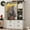 White, variant on ChVans 72.8''H Armoire Wardrobe Closet with Sensor Light and 2 Drawer, Farmhouse Bedroom Armoire Cabinet with Hanging Rod, Wooden Wardrobe Cabinet with folding sliding barn door for Bedroom
