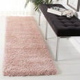 thumbnail image 3 of SAFAVIEH Royal Juliet Solid Plush Shag Runner Rug, Plum, 2'2" x 8', 3 of 8