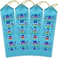 thumbnail image 2 of RibbonsNow Awesome Award Ribbons - 100 Turquoise Ribbons with Card & String, 2 of 4