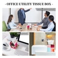 thumbnail image 6 of Kdxio Colorful Dog Cat Collage Print Tissue Box Cover,Square Decorative PU Leather Facial Paper Case Organizer Holder Dispenser for Bathroom,Night Stands,Desk,Car 5.2''X5.2''X5.2'', 6 of 6