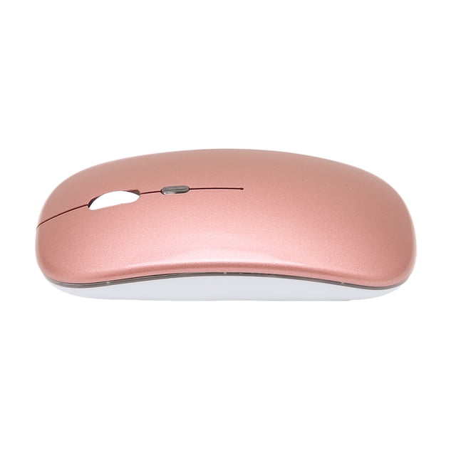 Souris 2.4G Ultrafine Rechargeable Silencieuse 1600DPI Rétroéclairage Couleur pour Jeu avec Récepteur 2.4G pour Ordinateur Portable
