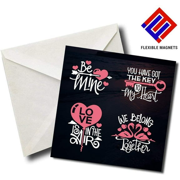 Love - Quote Magnet for refrigerator. Great Gift! By Flexible Magnets